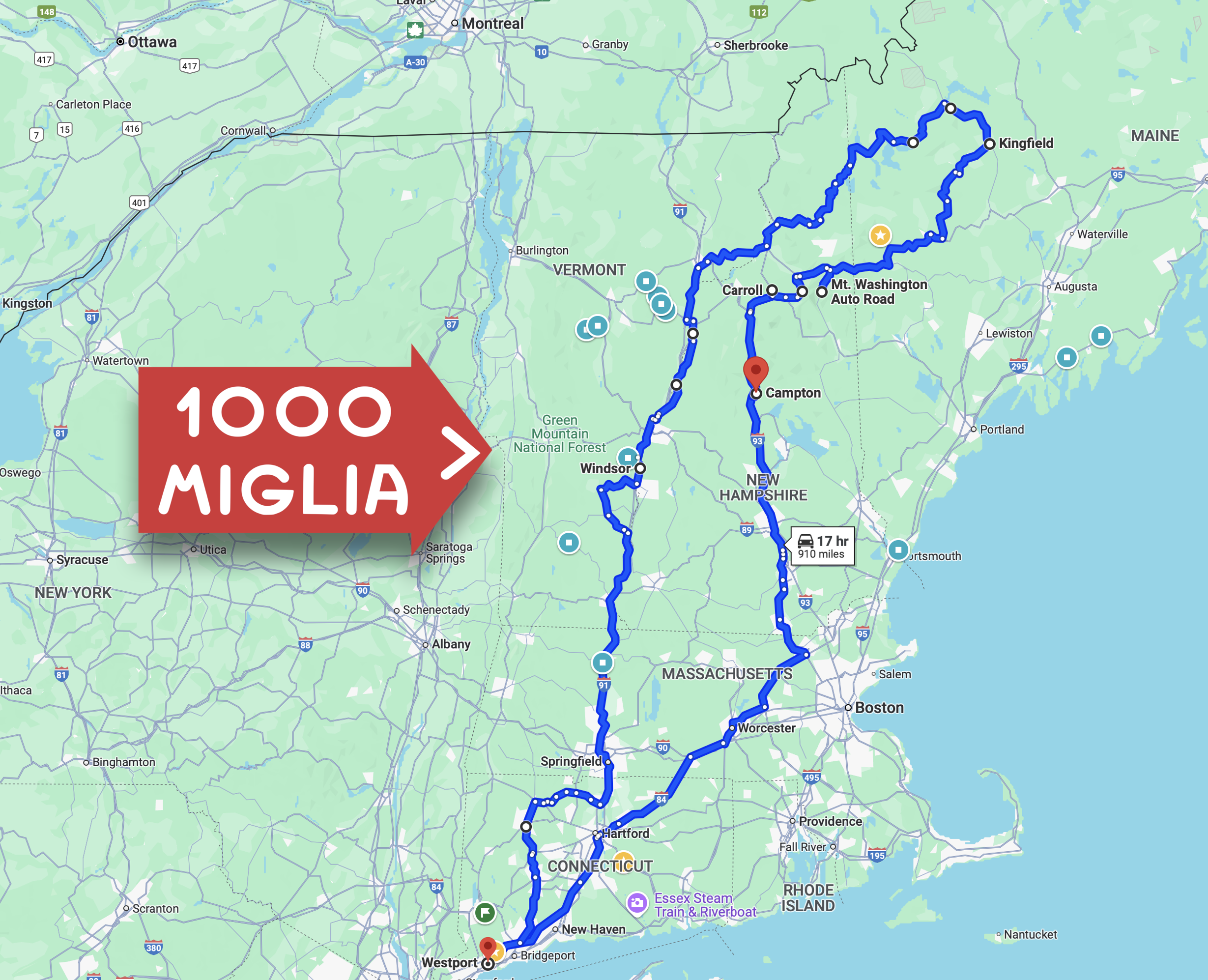 Mille Miglia New England